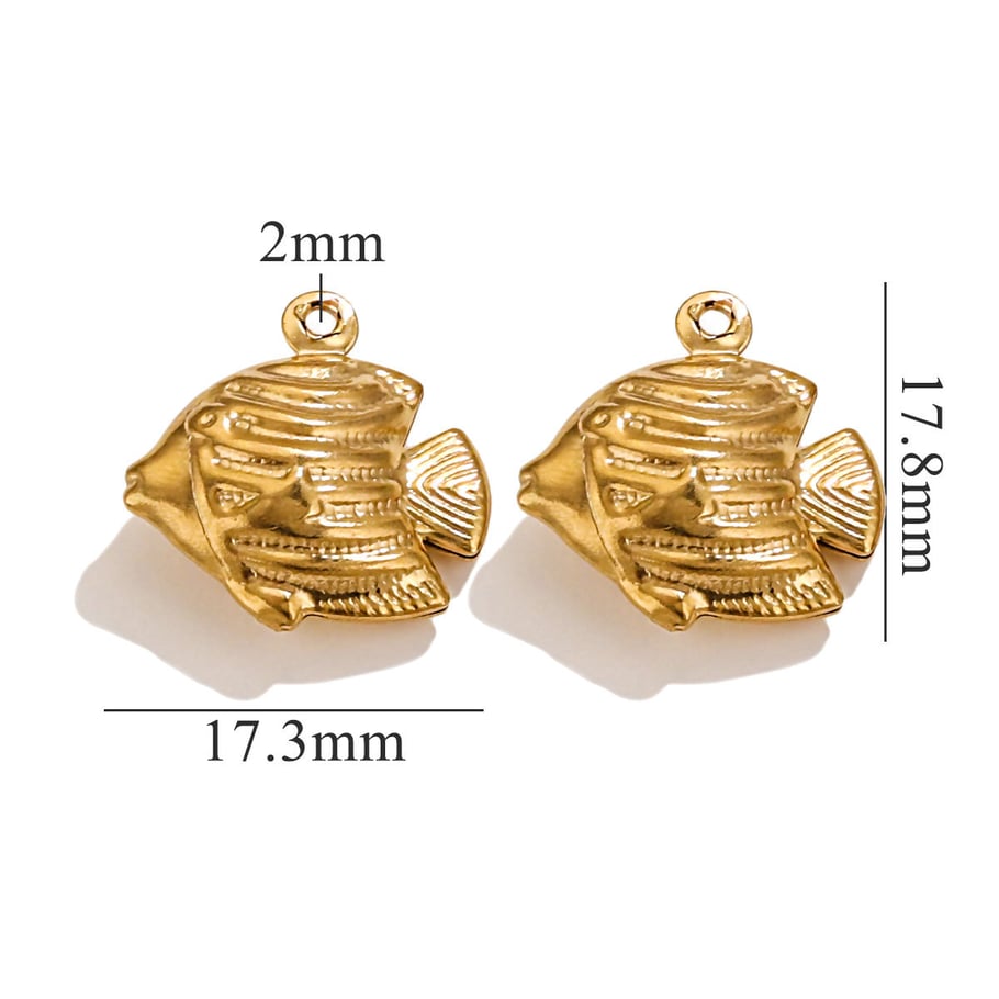 1 pair simple series casual turtle gold plated women pendants